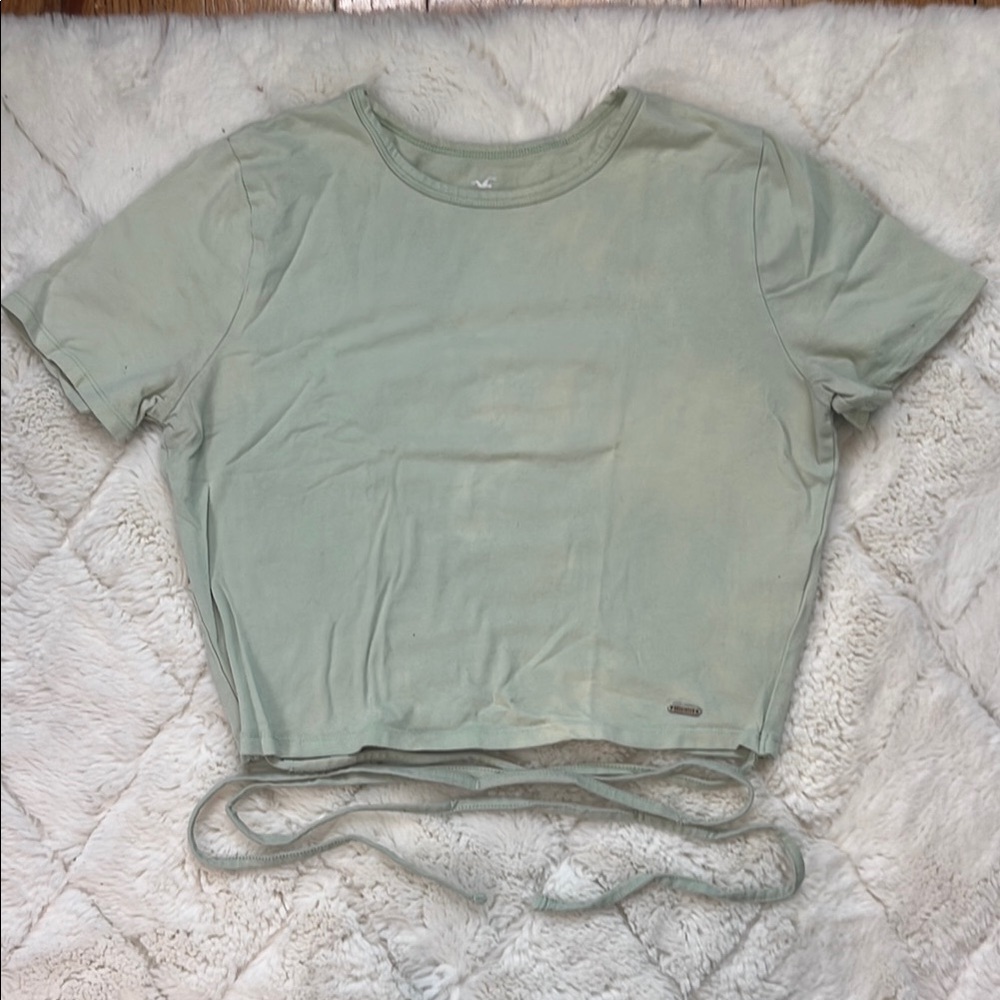 Women's Green Crop Top
